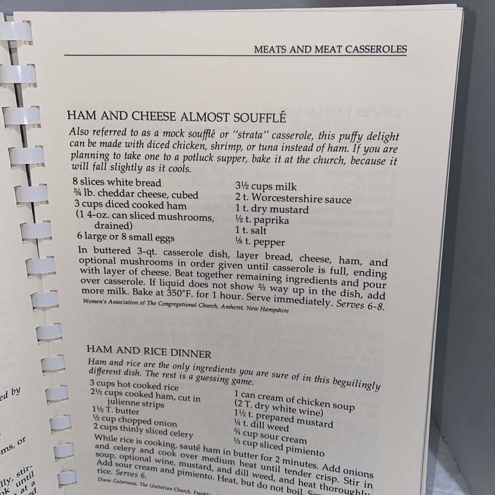 Yankee Church Supper Cookbook — 1988 / 375 RECIPES / 241 PAGES‎ - Picture 5 of 7